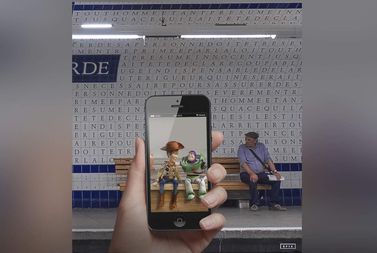efix photomontage toy story metro paris