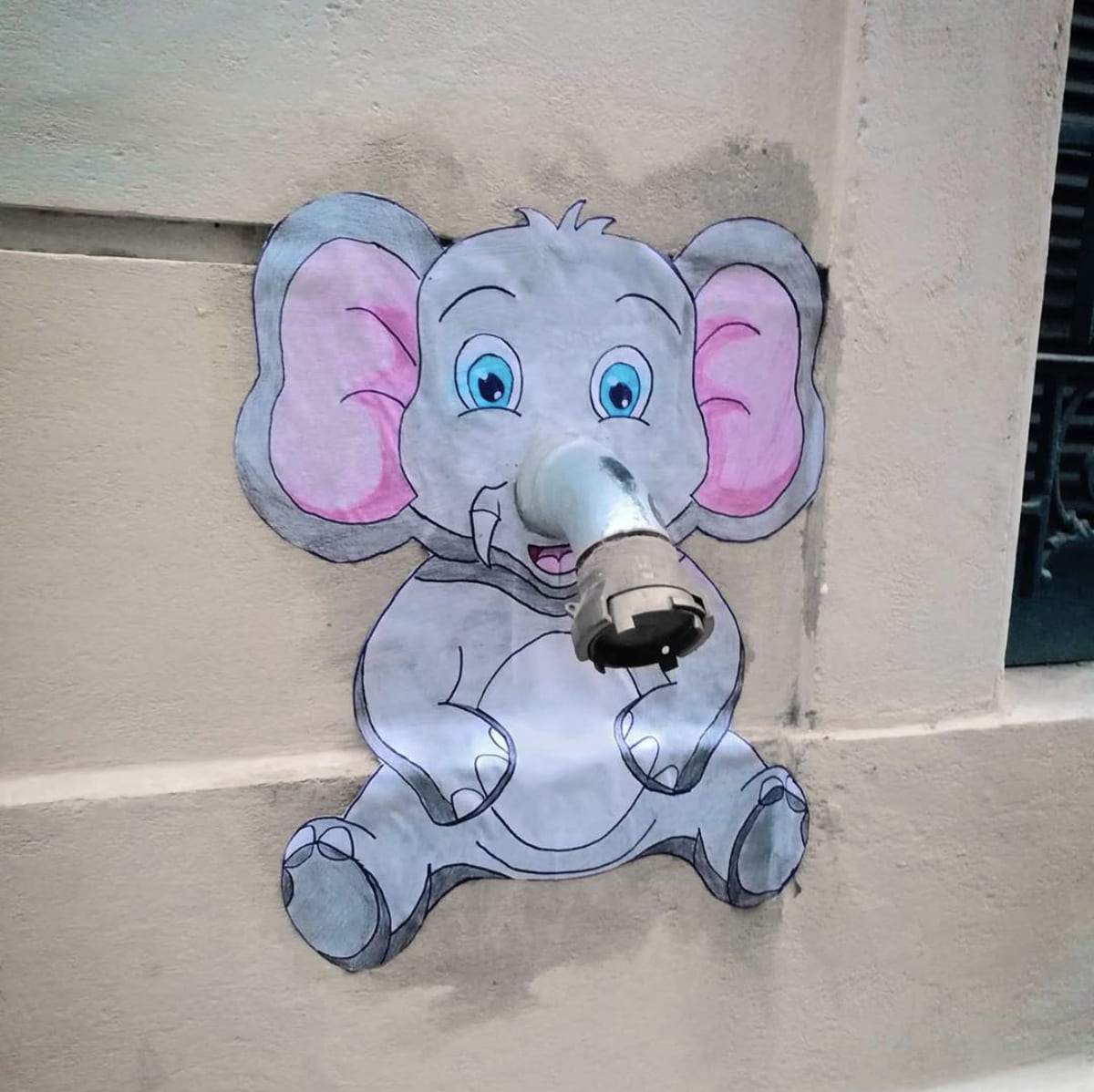 Street-art efix Montpellier dumbo