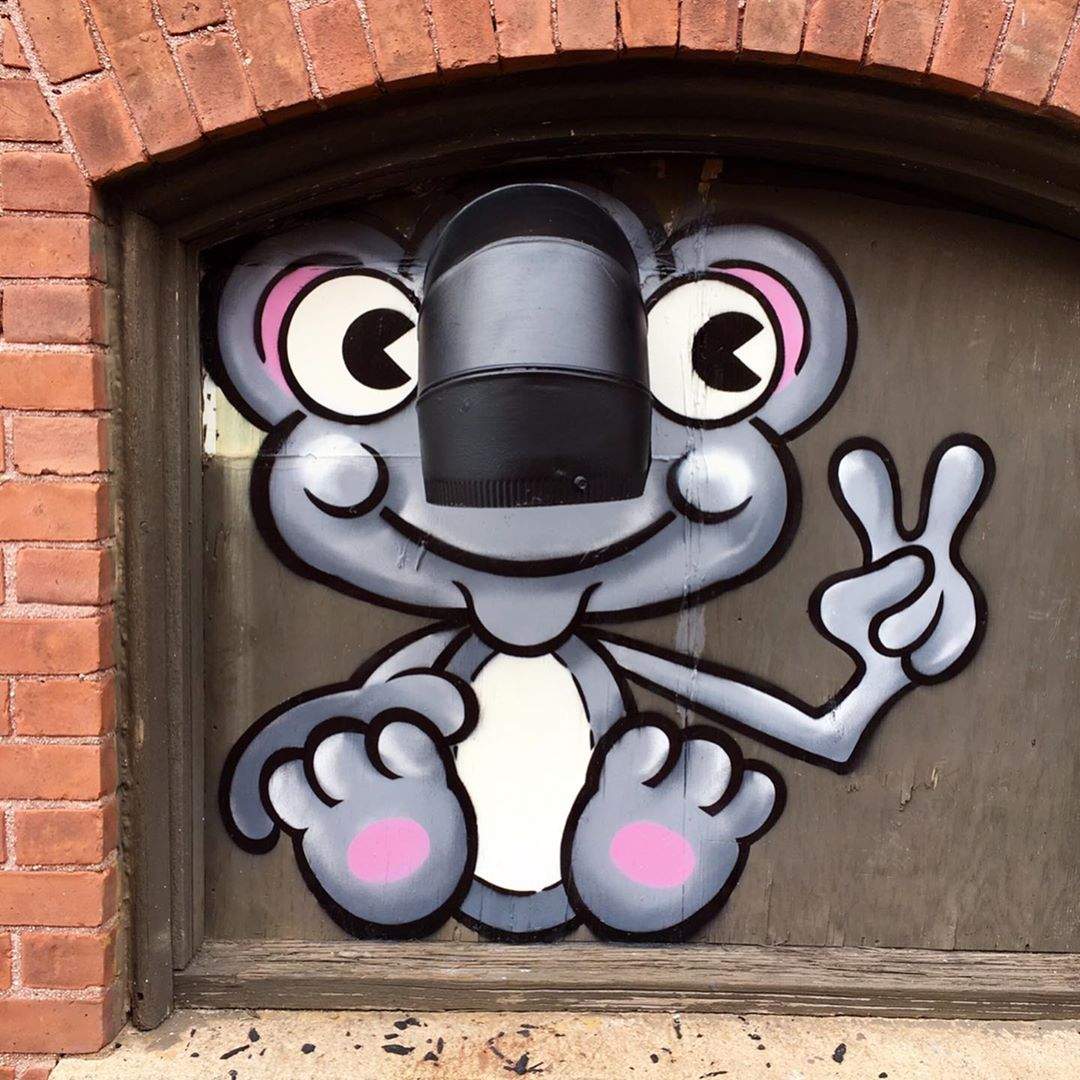 koala australie street art efix