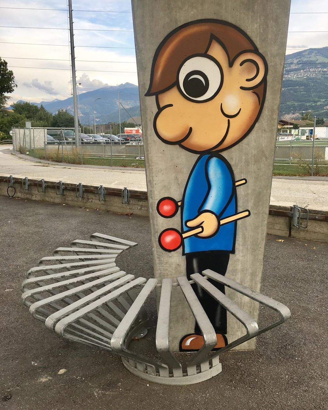 xylophone street art creatif tom bob et efix